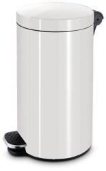 ALDA Basic fém szemetes kosár, térfogata 30 l, fehér
