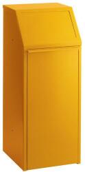VAR Fém szemétkosár szelektív hulladékgyűjtéshez VAR, űrtartalma 68 l, sárga