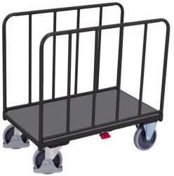 Cordes Platform kocsi két megerősített falú, 400 kg-ig, 104, 5 x 106 x 60 cm, szürke