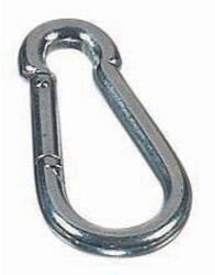 Godet horganyzott acél karabiner, hossza 100 mm