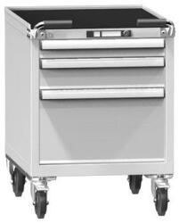 POLAK Műhelykocsi ZEM59-1, 27x36D, 578 x 753 x 810 mm, szürkésszürke