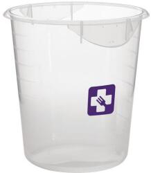Rubbermaid Kör alakú tárolódoboz, 7, 6 l, allergénekhez, átlátszó, lila