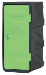 EMP Műanyag öltözőszekrény EMP, 910 mm, 1 rész, piros