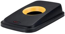 Rotho Selecto Premium kerek fedél bedobónyílással, sárga