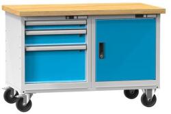 POLAK Mobil műhelyasztal, 81 x 120 x 70 cm - manutan - 728 955 Ft