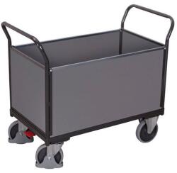 Cordes Platform kocsi két fogantyúval, teljesen párnázott és oldalfalakkal, 500 kg-ig, 101, 5 x 119 x 60 cm, sz? ? rke