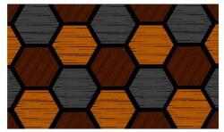 Notrax Déco Design Imperial Honeycomb beltéri takarítószőnyeg, barna, 60 x 90 cm, 60 x 90 cm