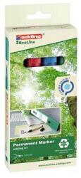 edding EcoLine 21 alkoholos markerek, 4 színből álló csomag