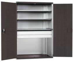 bott Fiókos műhelyszekrény Bott Cubio 160, 200 x 105 x 65 cm, 3 polc, 2 fiók, szürke-antracit