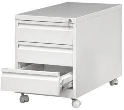 Kovona Basic fém irodai tároló, 3 fiókos, 63, 5 x 40 x 62 cm, szürke