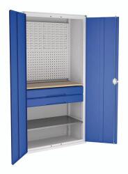 bott Műhelyszekrény fiókokkal Bott Verso, 200 x 105 x 55 cm, 1 polc, 2 fiók, szürke-kék