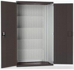 bott Műhelyszekrény perforált panelekkel doboz/szerszámtartókhoz, 120 x 105 x 65 cm, szürke-antracit