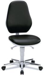 Bimossa Munkahelyi antisztatikus ESD szék Bimos 9145, fekete/fehér, bőr