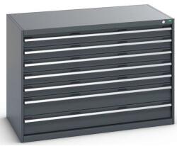 bott Műhely fiókos szekrény Bott Cubio 200, 90 x 130 x 75 cm, 7 fiókos, antracit-antracit