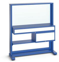 bott minőségellenőrző állomás, 182 x 160 x 60 cm, 2 fiók