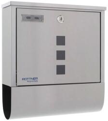 Rottner Costa postaláda, rozsdamentes acél