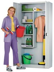 Kovona Fém takarítószekrény, 195 x 95 x 40 cm