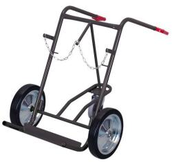 Cordes Rudl RU210 2 hegesztőhengerhez tartókerékkel, 200 kg-ig, tömör kerekekkel, szürke