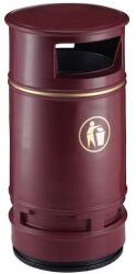 VEPA BINS Copperfield szemetes, 90 l, bordó