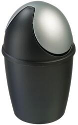 VEPA BINS Tiglio asztali szemetes, 1, 5 l, fekete/ezüst