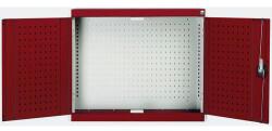 bott Cubio akasztós szekrény, perforált hátlap, 70 x 80 x 32, 5 cm, szürke-piros