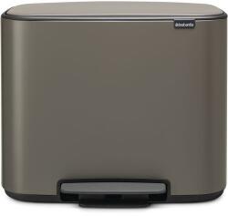 Brabantia BO pedálos szemetes, 3x11 l, platina
