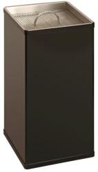 Vepabins Négyszögletes hamutartó homokkal, fekete