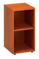Alfa Office Alfa 500 alacsony, keskeny szekrény, 74, 2 x 40 x 45 cm, cseresznye mintázat