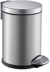 EKO Luna pedálos szemetes, 3 l, matt rozsdamentes acél