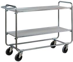 Ergobjorn irodai polcos kocsi fogantyúval, 150 kg-ig, 2 polc, 115 x 46 x 89 cm