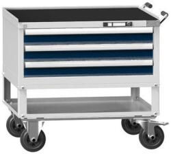 POLAK Műhelykocsi ZKM39-1, 45x36D, 884 x 753 x 855 mm, szürke-sötétkék