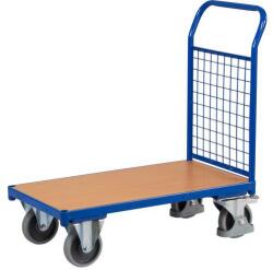 Cordes Platform kocsi fogantyúval hálós töltettel, 400 kg-ig, 97, 5 x 97, 5 x 50 cm, kék