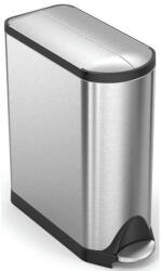 VEPA BINS Butterfly szemetes, 45 l, Simpele Human, szín: ezüst