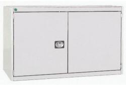 bott Műhelyszekrény Bott Cubio 160, 80 x 130 x 52, 5 cm, perforált ajtó, szürke-szürke