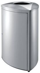 VEPA BINS Háromszög alakú szemetes, 70 l, matt rozsdamentes acél