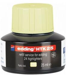 edding HTK 25 tartalék festék szövegkiemelőhöz, pasztellsárga (135)