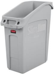 Rubbermaid Slim Jim Under Counter műanyag szemetesek szelektált hulladékgyűjtésre, 49 literes térfogat, szürke