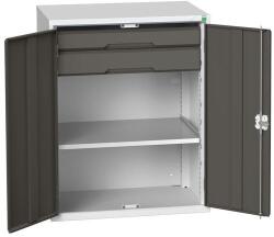 bott Műhelyszekrény fiókokkal Bott Verso, 100 x 80 x 55 cm, 1 polc, 2 fiók, szürke-antracit