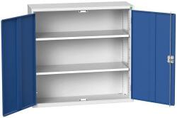 bott Műhelyszekrény polcokkal Bott Verso, 100 x 105 x 35 cm, 2 polc, szürke-kék