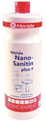 Merida Nano Sanitin tisztítószer fürdőszobákba, 1 l, 4 db