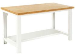 bott Cubio munkaasztal, linóleum, fix polcos, 90 x 200 cm