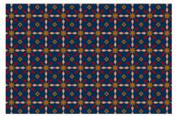 Notrax Déco Design Imperial Snowstar belt? ? ri tisztítószőnyeg, kék, 120 x 180 cm