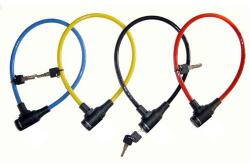Master Lock Acél kerékpárkábel Master Lock 65cm, 6 db