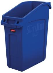 Rubbermaid Slim Jim Under Counter műanyag szemetesek szelektált hulladékgyűjtésre, 49 literes térfogat, kék