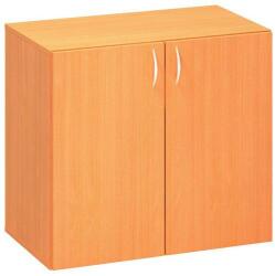 Alfa Office Alfa 500 alacsony, széles asztali szekrény, ajtóval, 74, 2 x 80 x 47 cm, ajtóval, bükk Bavaria mintázat