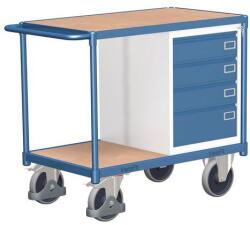 Cordes Műhelykocsi 4 fiókkal, 93 x 119 x 60 cm, kék