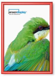 Showdown Displays P25 plakátkeret, hegyes sarkok, piros, A2