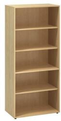 Alfa Office Alfa 500 magas, széles szekrény, 178 x 80 x 45 cm, nyitott, vadkörte mintázat