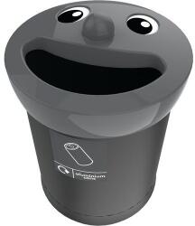 VEPA BINS Smiley Face szemetes, 52 l, üdítős dobozokhoz, fekete