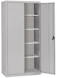 Acial fém műhelyszekrény, 198 x 120 x 50 cm, szürke/szürke